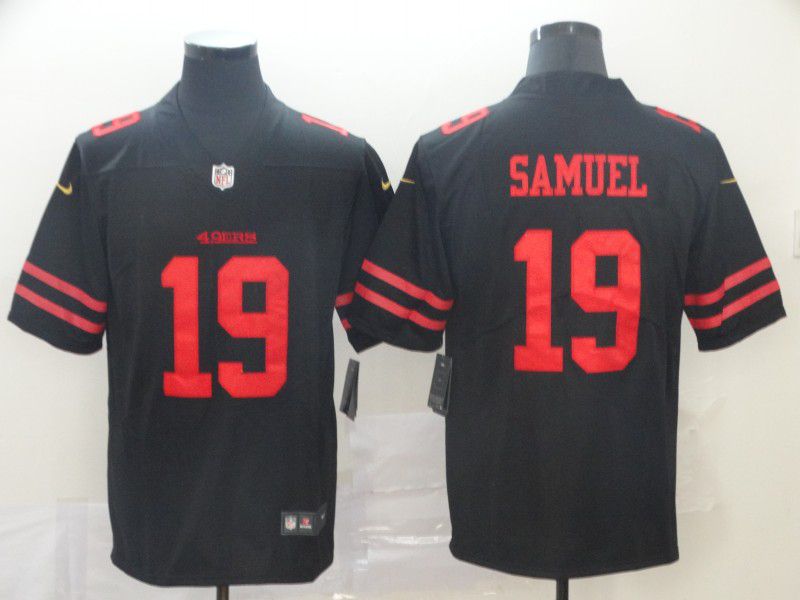 Men San Francisco 49ers #19 Samuel Black Nike Vapor Untouchable Limited NFL Jersey